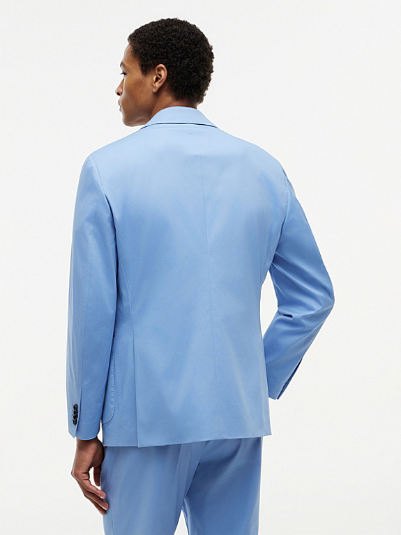 Regular Fit Gabardine Single Breasted Blazer | Tommy Hilfiger UK