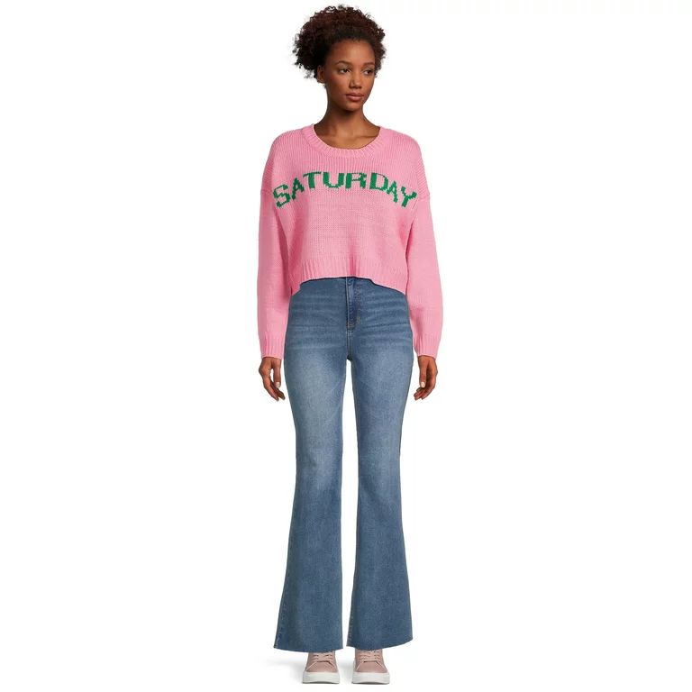 Dreamers By Debut Women's Saturday Knit Sweater, Midweight | Walmart (US)