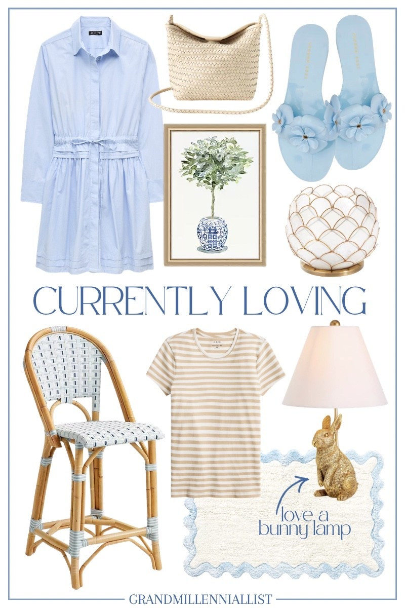 Currently Loving!

Coastal Home | Grandmillennial | Southern home style | Easter ideas | Spring trends | Vacation outfits | Sandals for Summer | Wall art to elevate your space 

#LTKSeasonal #LTKHome