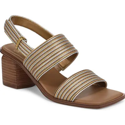 SARTO by Franco Sarto Rory Genuine Calf Hair Slingback Sandal in Brown at Nordstrom, Size 5.5 | Nordstrom