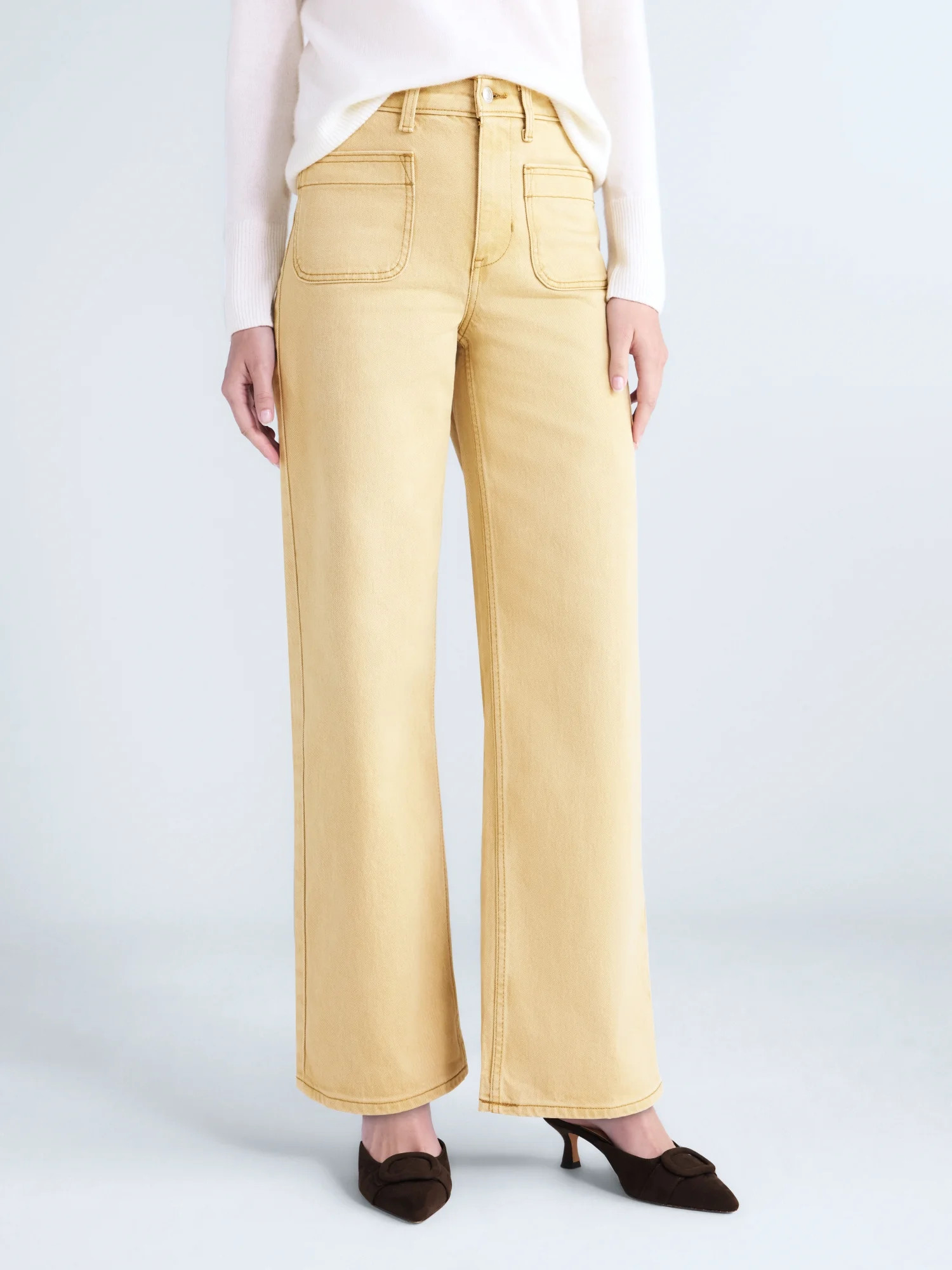 Free Assembly Women's Hr Patch Pocket Jn, Sizes 0-18 | Walmart (US)