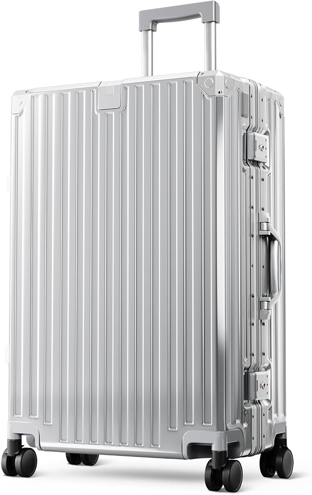 Alpha Camp Suitcase L Hard Case Suitcase Wheels Large Luggage Travel 65L | Amazon (DE)