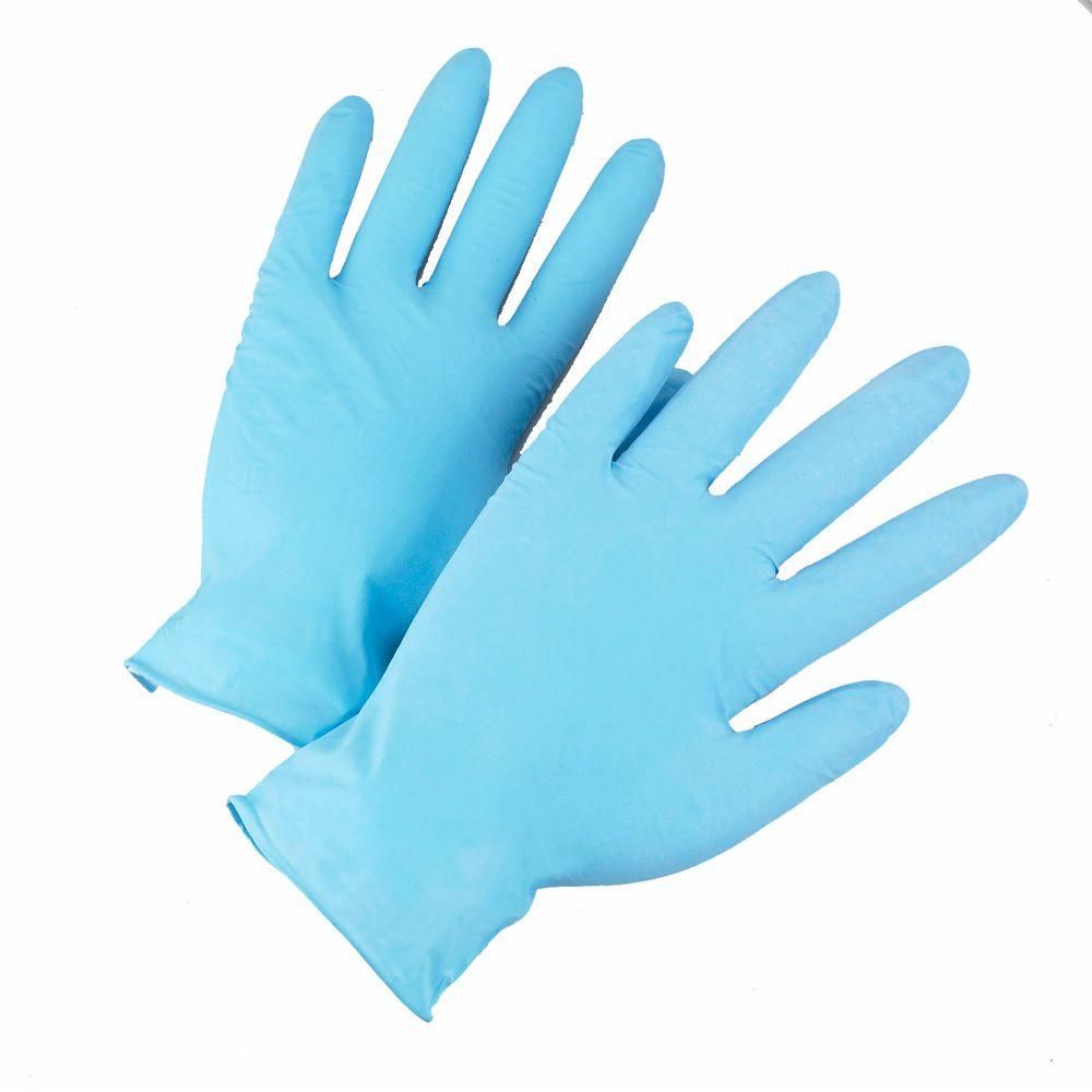 Disposable Nitrile Gloves (50-Count) | The Home Depot
