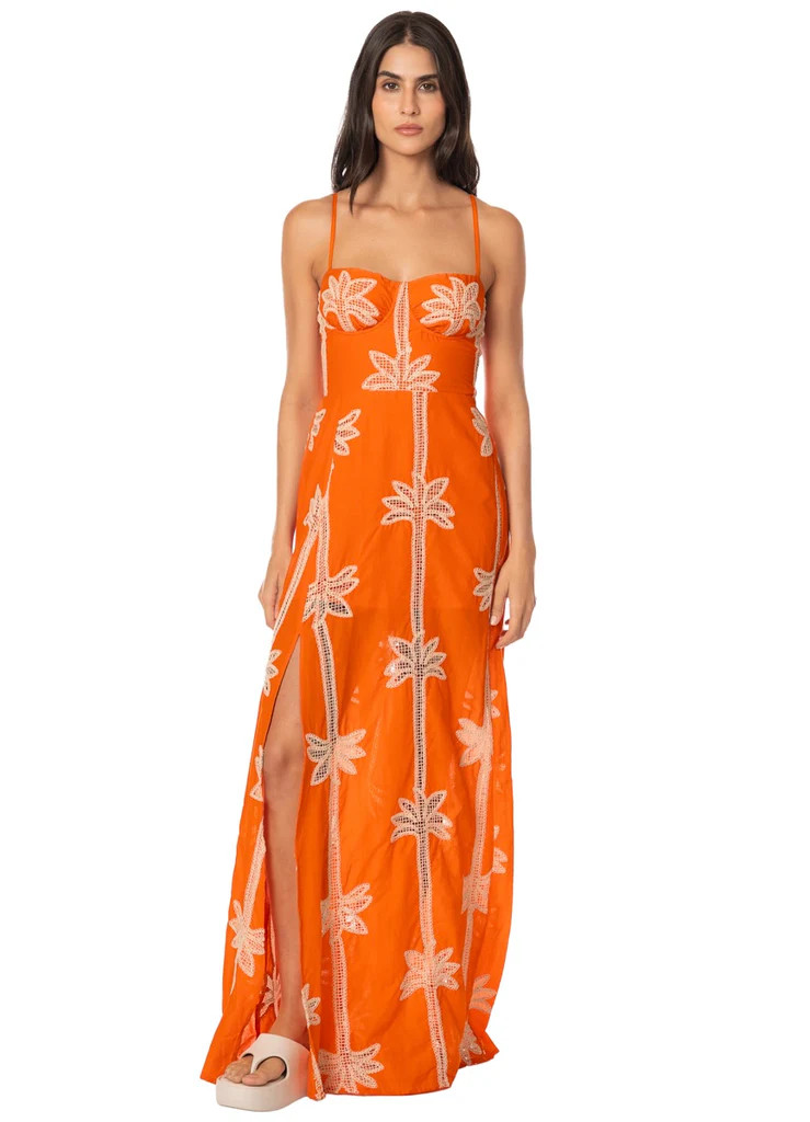 Maaji Tangerine Tropics Romina Long Dress | Maaji