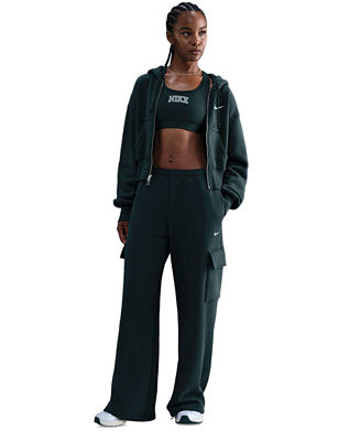Nike Women's Phoenix Fleece Cargo Sweatpants - Macy's | Macy's