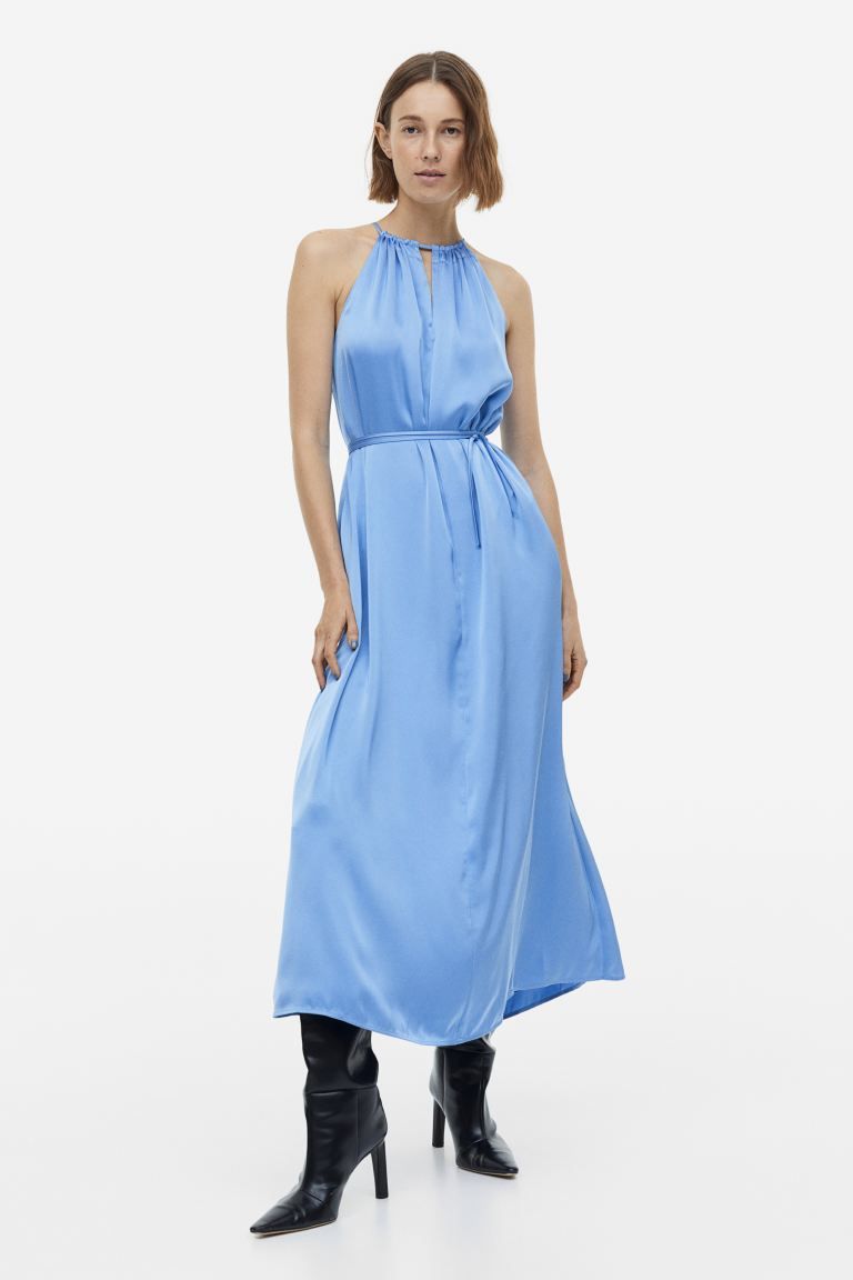 Long Satin Dress | H&M (US + CA)