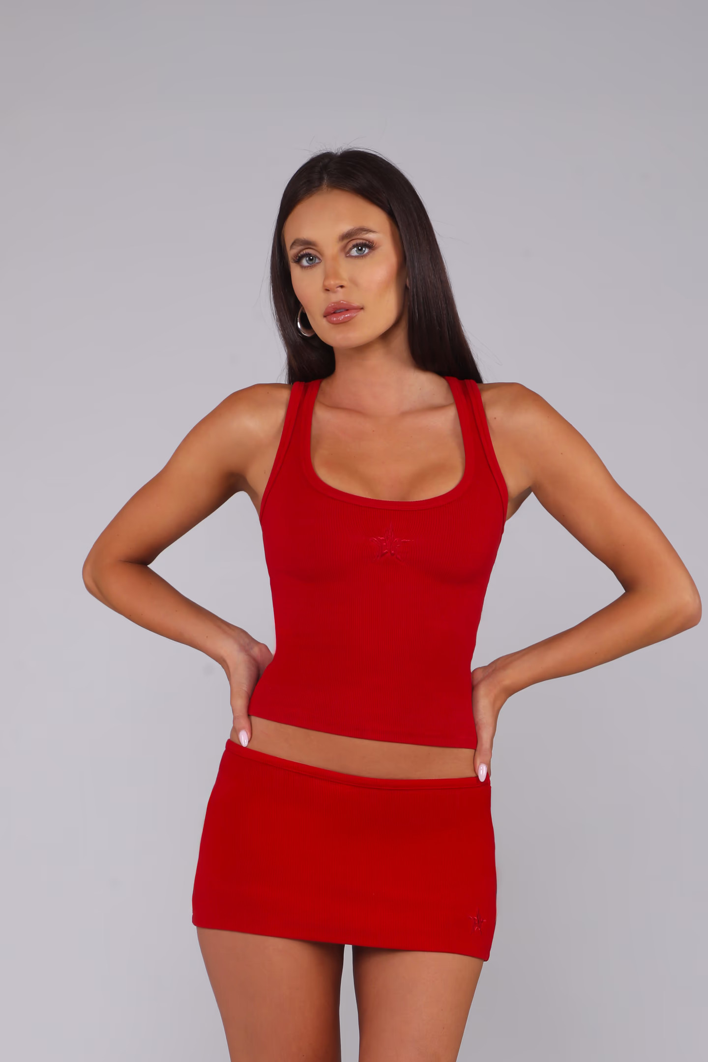 STARLET SKORT / RED | Revice Denim