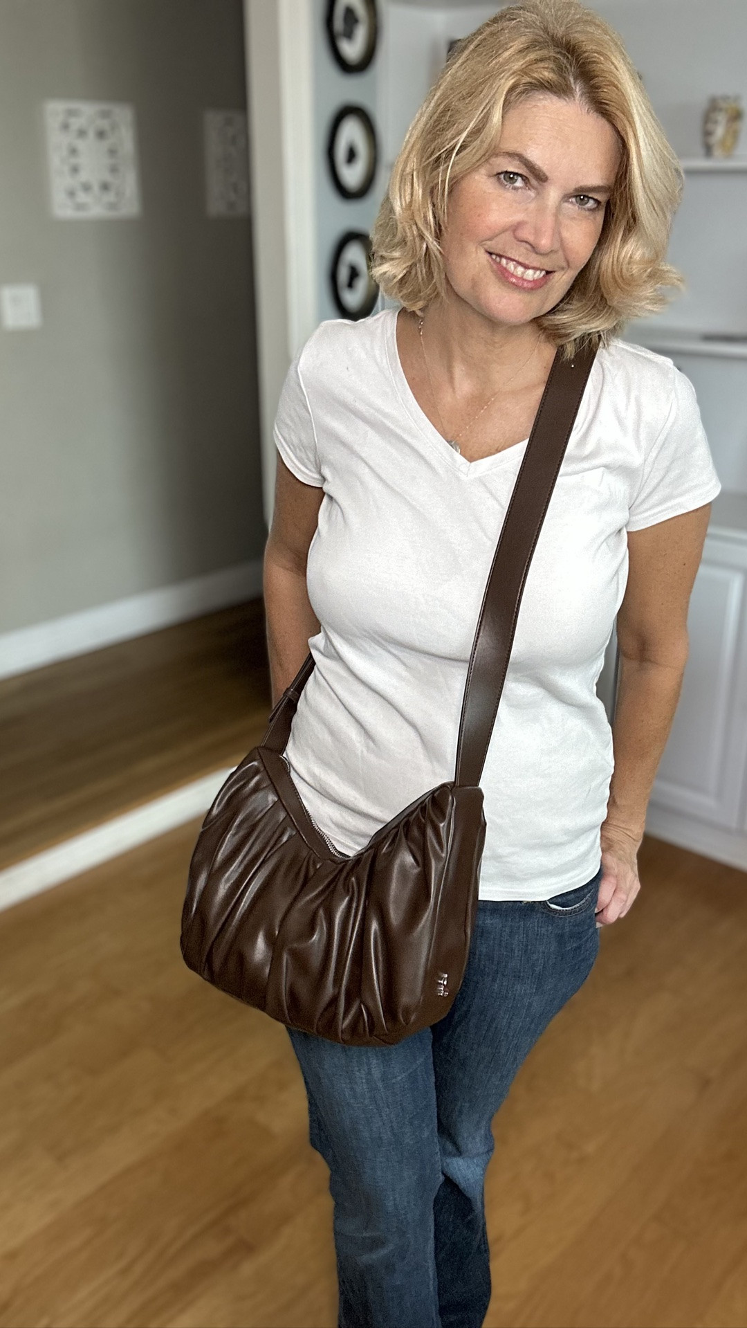 This is seriously the cutest Crossbody bag. It’s perfect for fall, and I love that It’s also versatile and that I can change it into an over the shoulder bag.  @goodtotes

#LTKdayinmylife #LTKTravel #LTKOver40