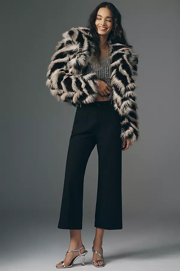 The Colette Ponte Crop Wide-Leg Pants by Maeve | Anthropologie (US)