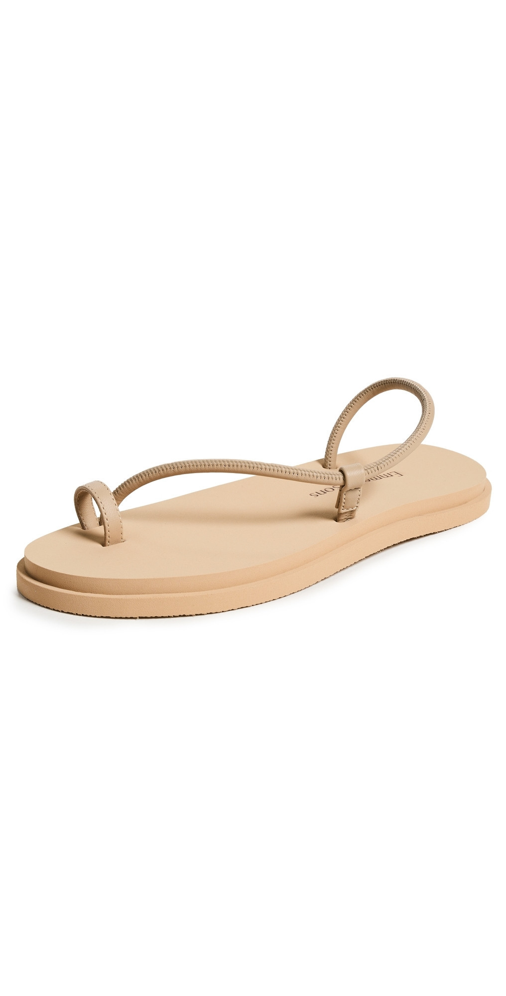 Emme Parsons Bari Slides Beige Nappa/Rubber 38 | Shopbop