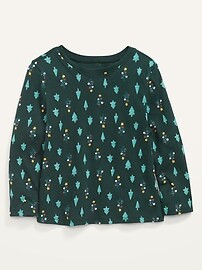 Printed Long-Sleeve T-Shirt for Toddler Girls | Old Navy (US)