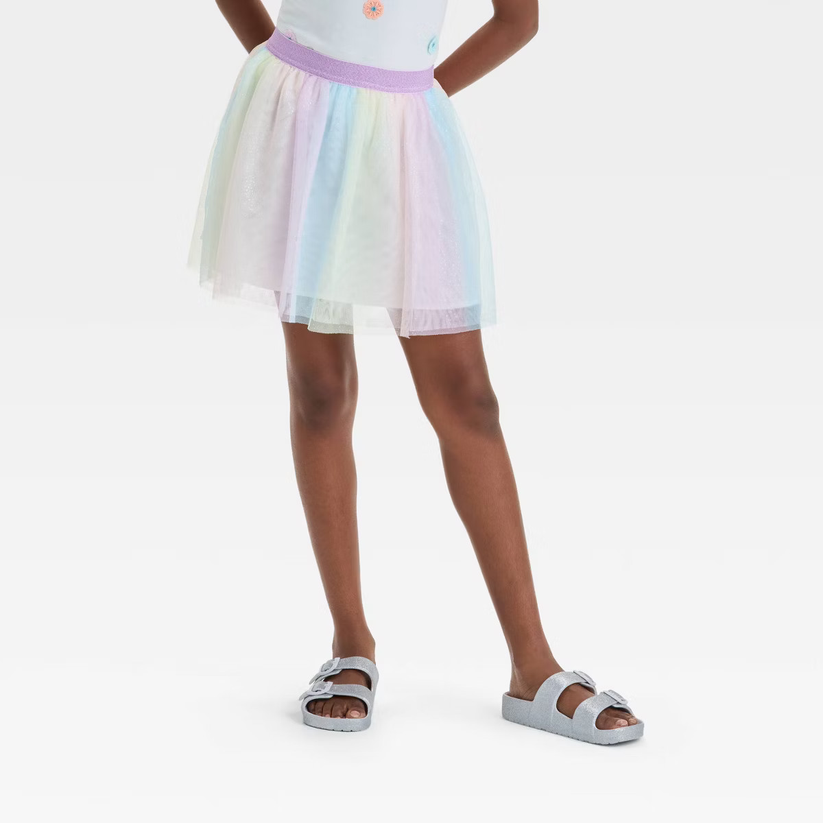 Girls' 'Rainbow' Tulle Skirt - Cat & Jack™ | Target