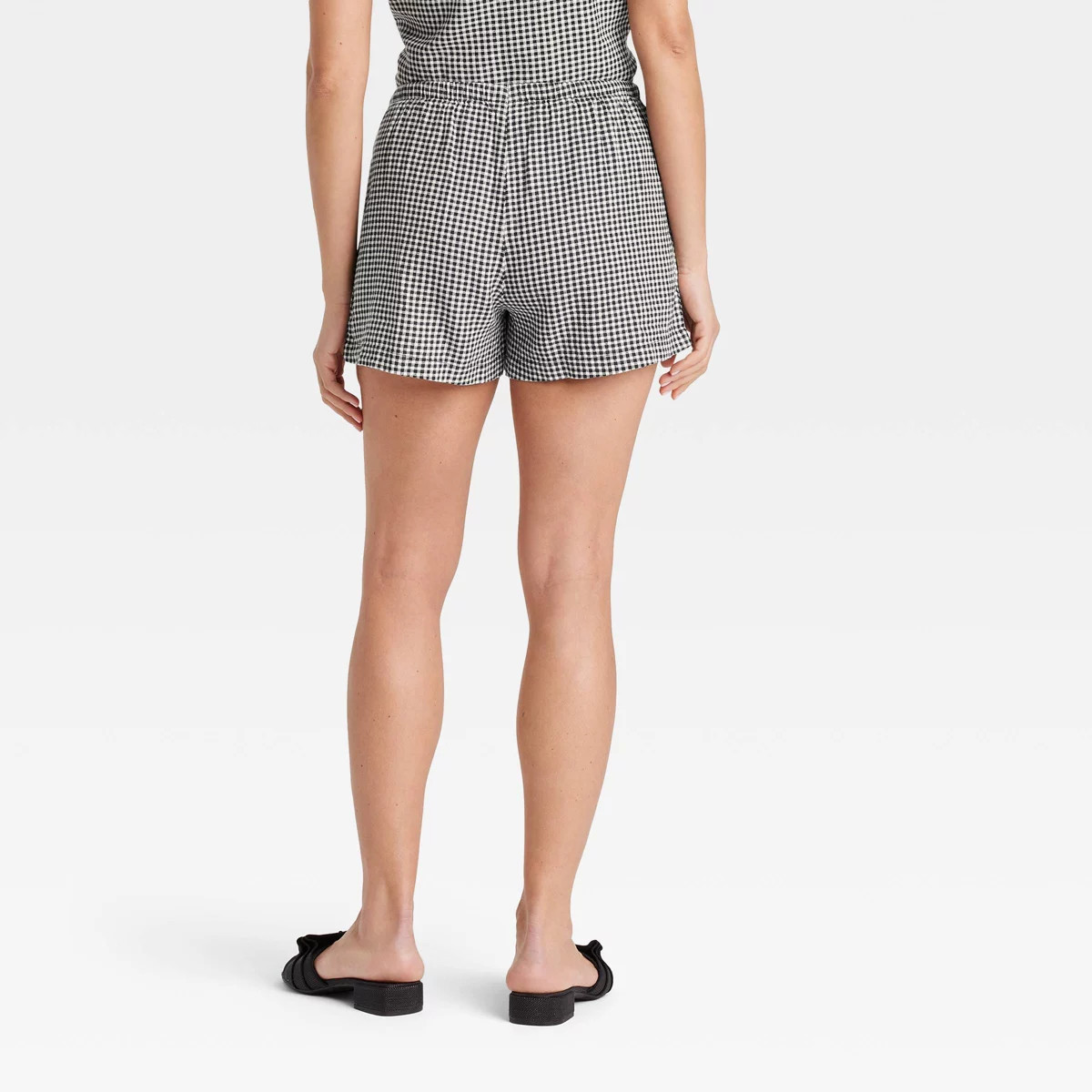 Women's Mid-Rise Linen Pull-On Shorts - A New Day™ | Target