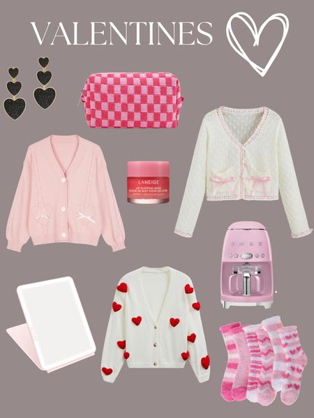 Valentines outfit ideas | Valentine’s Day heart earrings | valentine gifts | valentine sweaters | valentine cardigan | heart style | heart sweater | bow sweater 

#LTKGiftGuide #LTKSeasonal #LTKbeauty