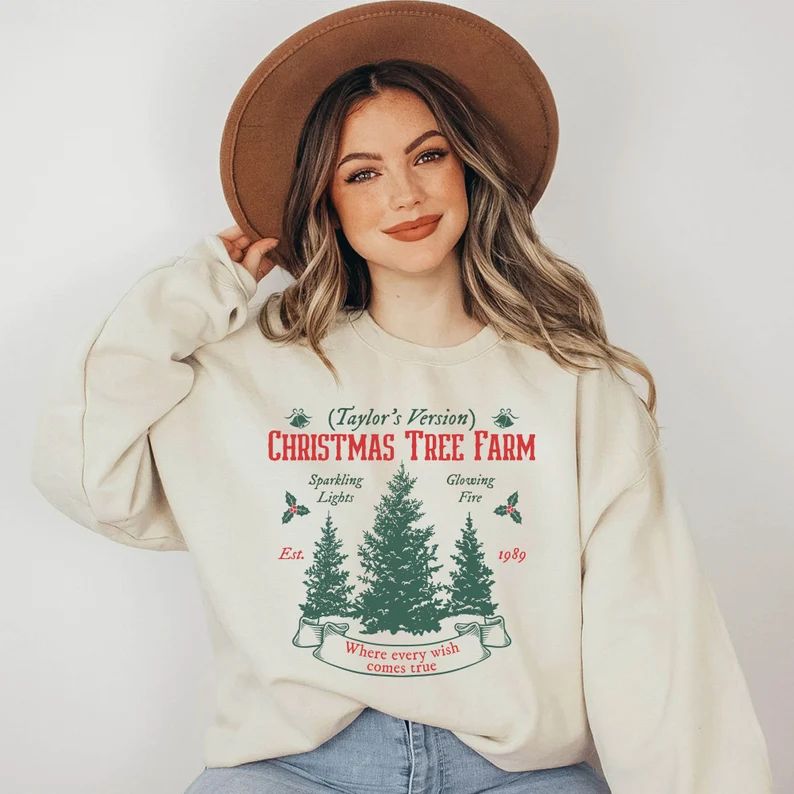 Christmas Tree Farm Shirt Christmas Sweatshirt Merry - Etsy | Etsy (US)
