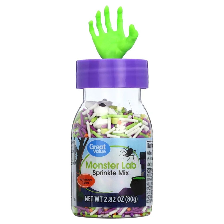 Great Value Monster Lab Decorating Sprinkle Mix, 2.82 oz | Walmart (US)