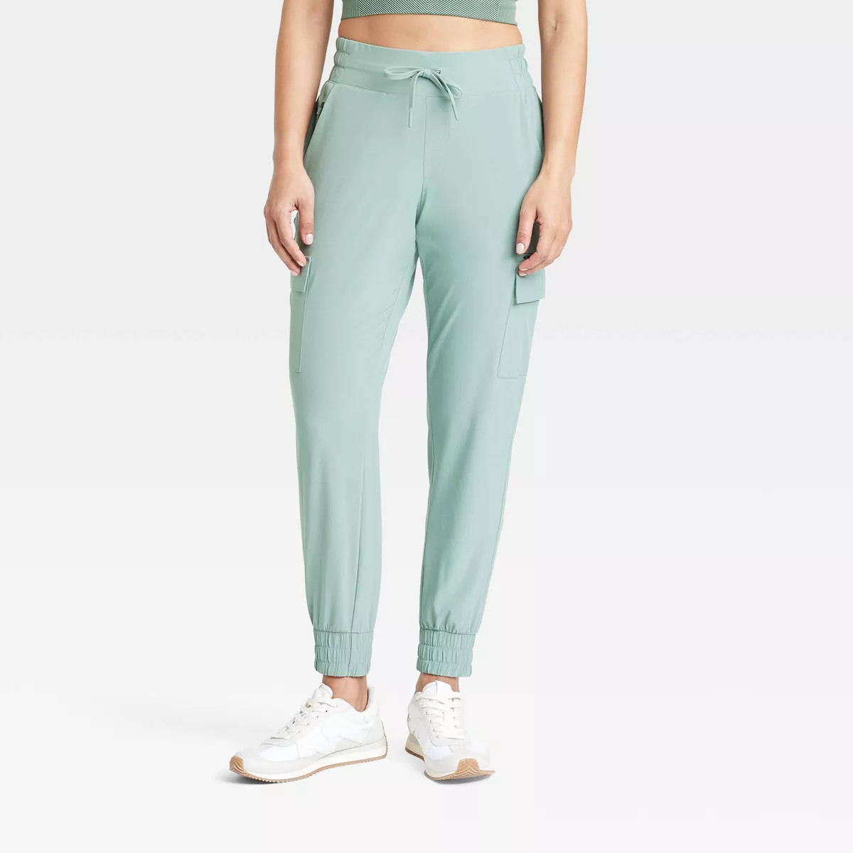 Women's Active Light Mid-Rise Cargo Joggers - All In Motion™ | Target
