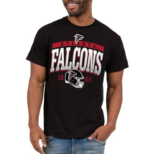 Atlanta Falcons Mighty - NFL Adult Short Sleeve Fan T-Shirt for Men & Women T-Shirt | Amazon (US)