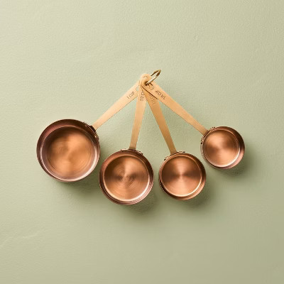 4pc Stainless Steel Measuring Cup Copper - Hearth & Hand™ with Magnolia | Target
