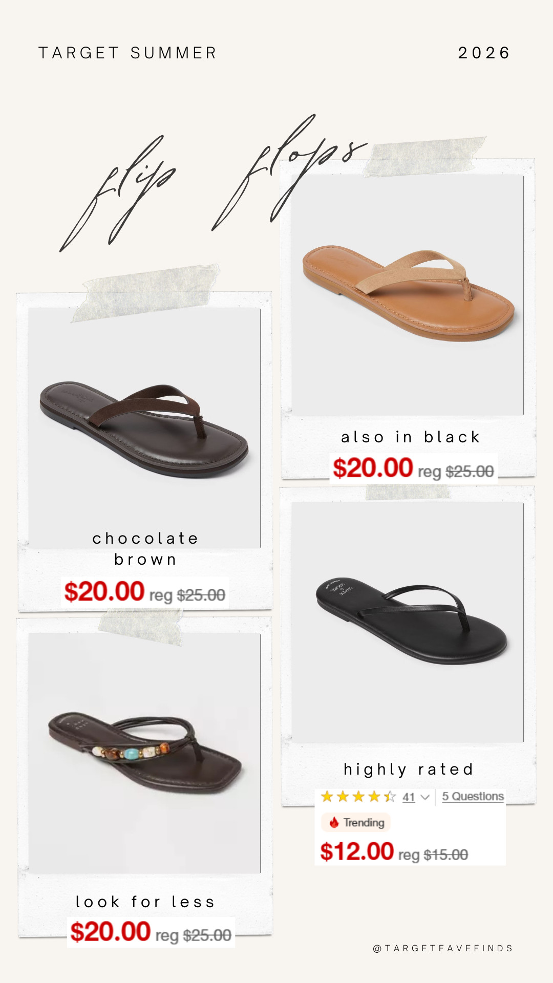summer flip flop sale at target 

 #LTKMothersDay #LTKootd