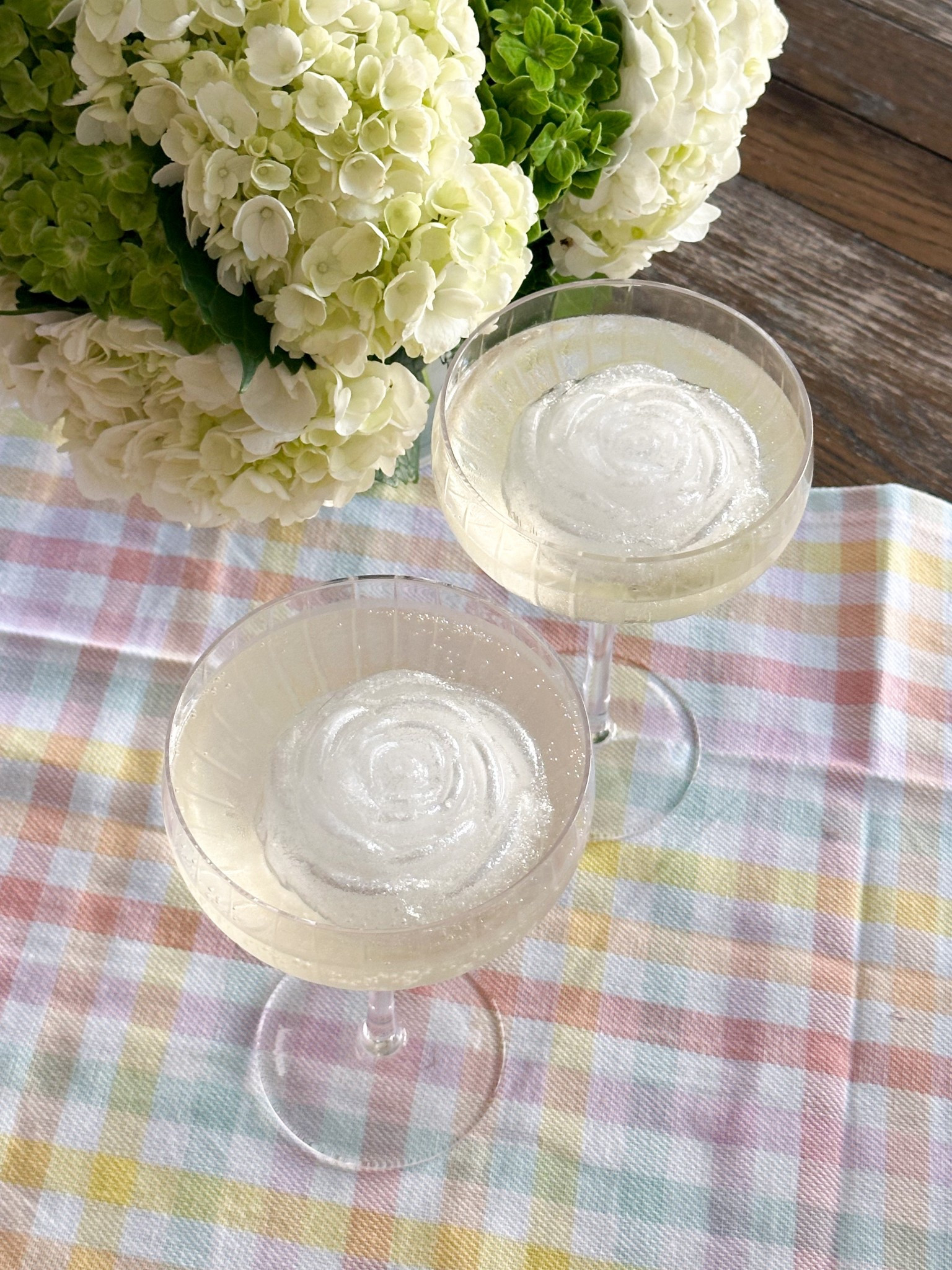 The most fun way to elevate your champagne, sparkling cider, or really any drink is by using an ice mold and some edible glitter! This rose ice mold is my new favorite! 🌹

#LTKHome #LTKParties