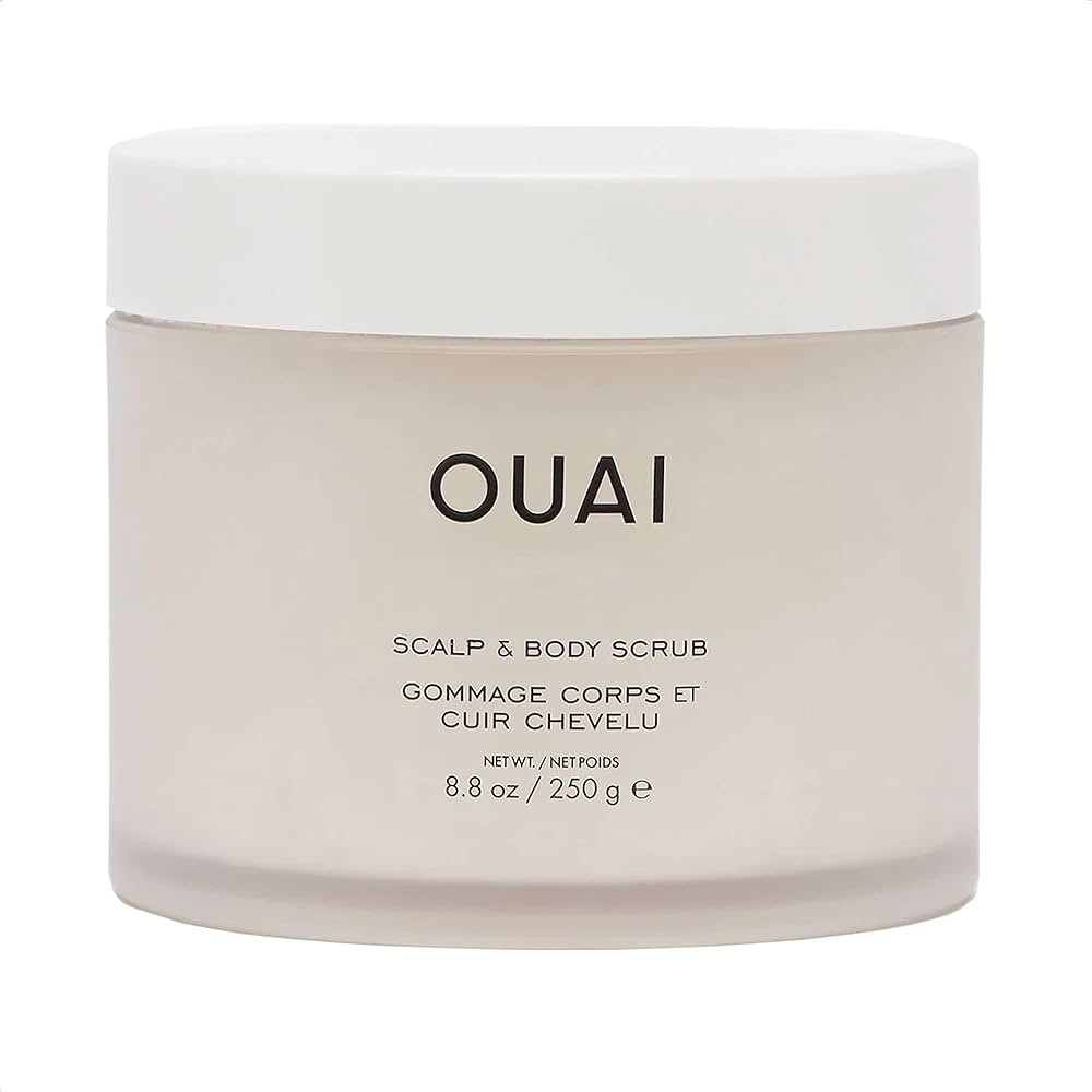 OUAI Scalp & Body Scrub - Deep-Cleansing Scrub for Hair & Skin - Removes Build-Up, Exfoliates & M... | Amazon (US)