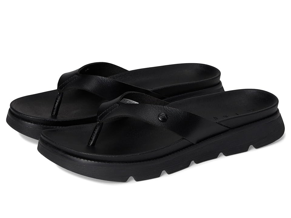 Reef Vista Luxe Vivianahh Women's Wedge Shoes Black/Black : 7 B - Medium | Zappos