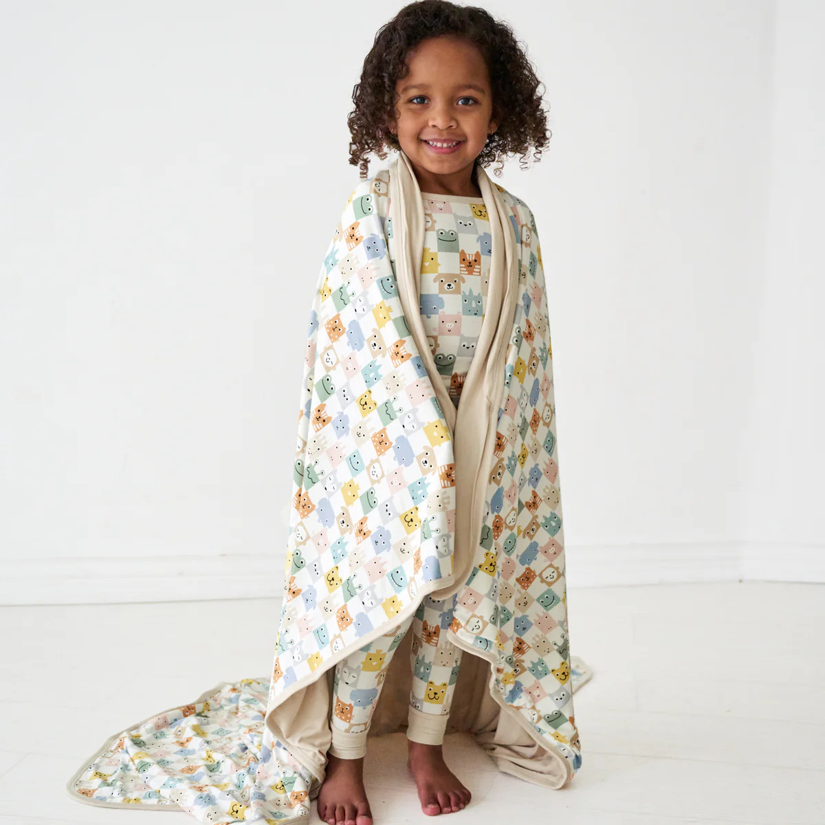 Check Mates Large Cloud Blanket® | Little Sleepies