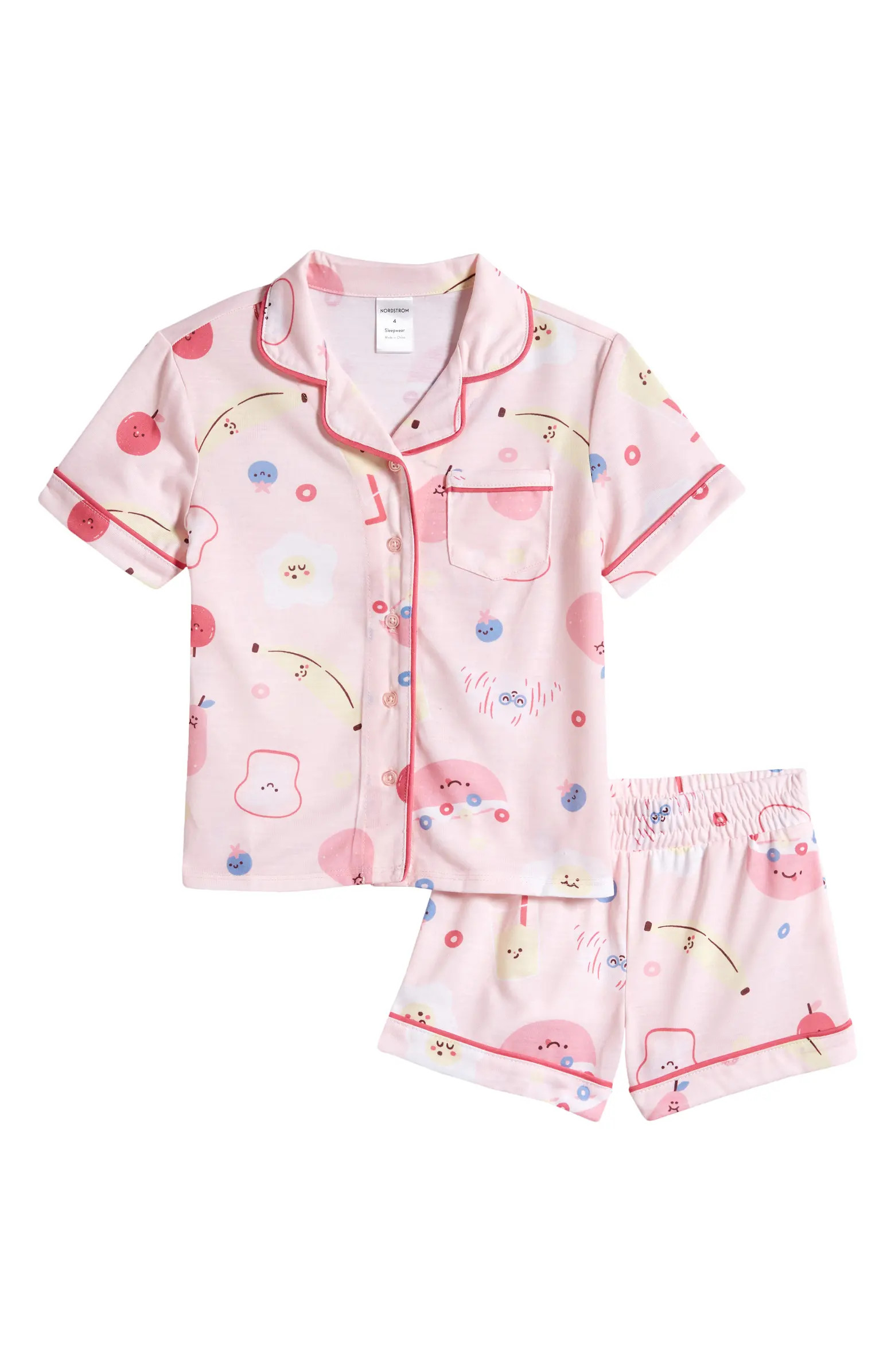 Nordstrom Kids' Print Two-Piece Short Pajamas | Nordstrom | Nordstrom