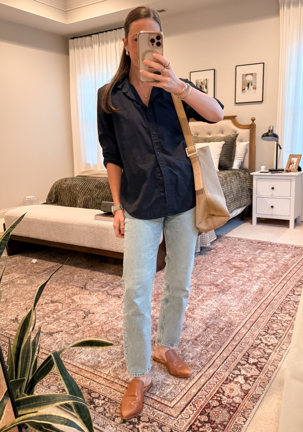 Quince promo code: INFG-26LINENANDLIGHTCO10 for 10% off your first order 🤍

Easy fall workwear + casual mom outfit with a @Quince organic cotton button-down, Abercrombie straight-leg jeans, and brown mules. Perfect for a teacher outfit, business casual look, school drop-off, casual Friday, or everyday fall style.

Sizing: Quince button-down S | Abercrombie jeans 25R | I’m 5’4”

#LTKWorkwear #LTKTeacherStyle #LTKFallStyle #LTKMomStyle #LTKStyleTip