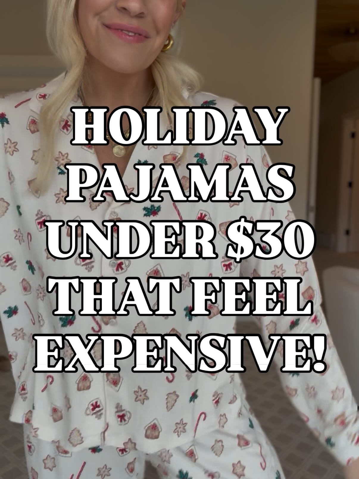 Comment SHOP and I’ll send links! Holiday pajamas under $30 that feel expensive!!!! So many cozy options and they feel like skims! Would be great gifts as well!