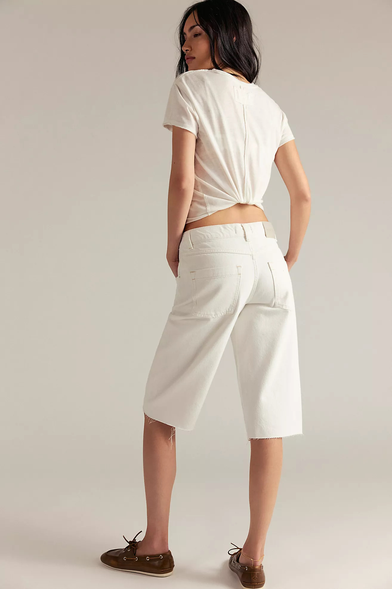 We The Free Low-Rise Relaxed Capri Jeans | Free People (Global - UK&FR Excluded)
