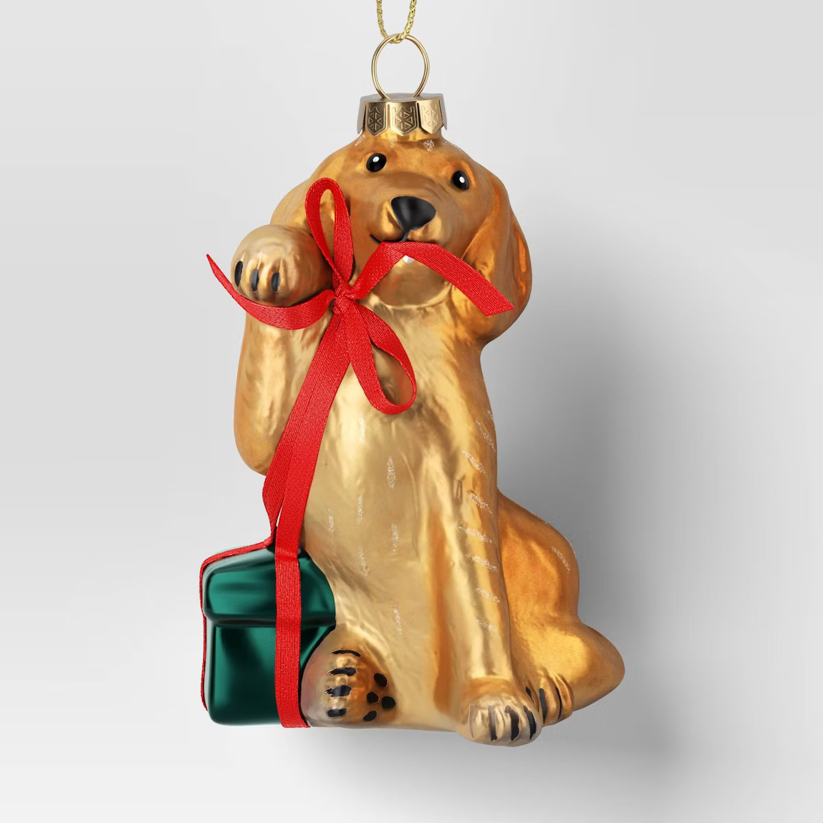 Christmas Glass Dog Ornament - Wondershop™ | Target