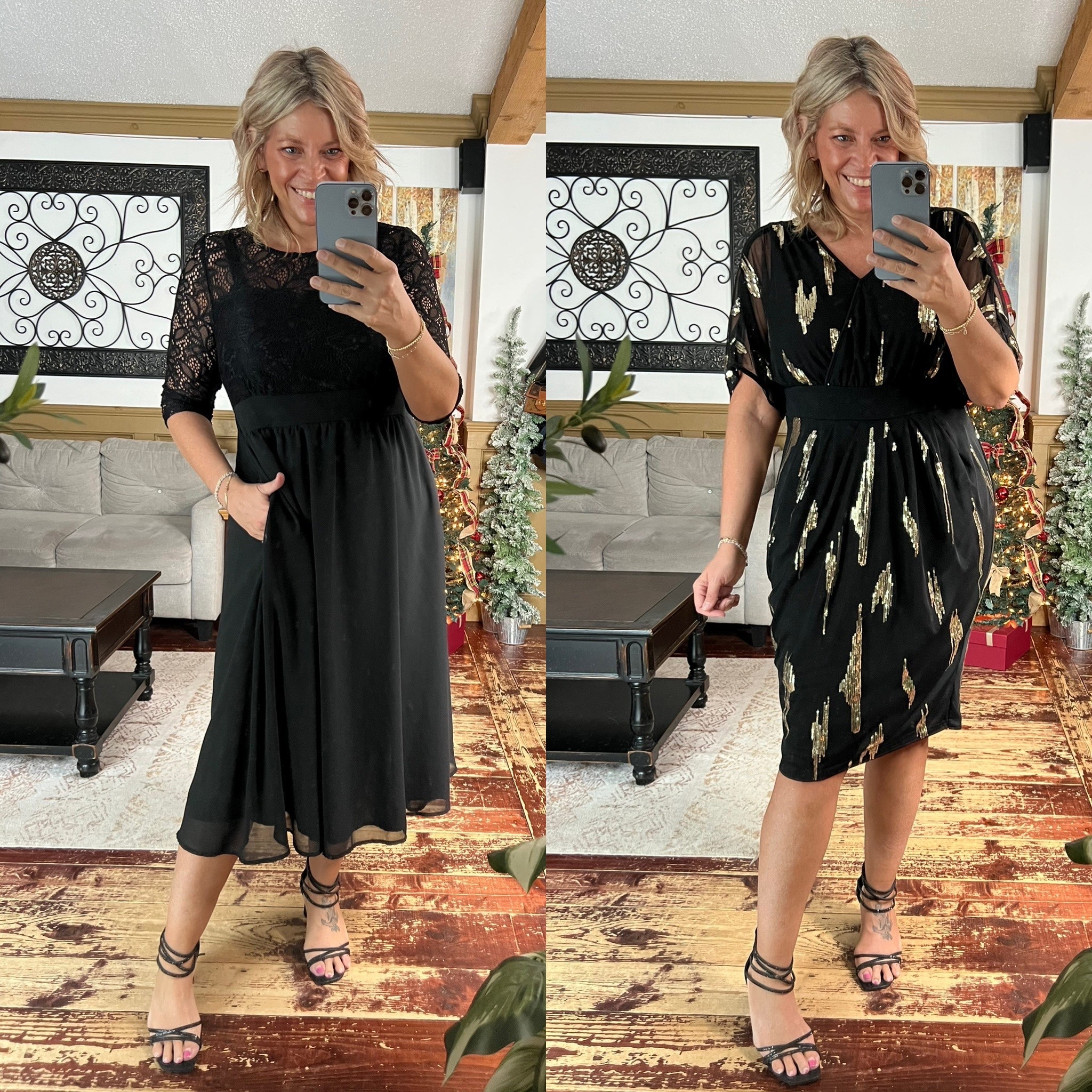 Little black party dress, NYE dress, special event dresses- sie 13 in each. 

#LTKMidsize #LTKHoliday #LTKWedding