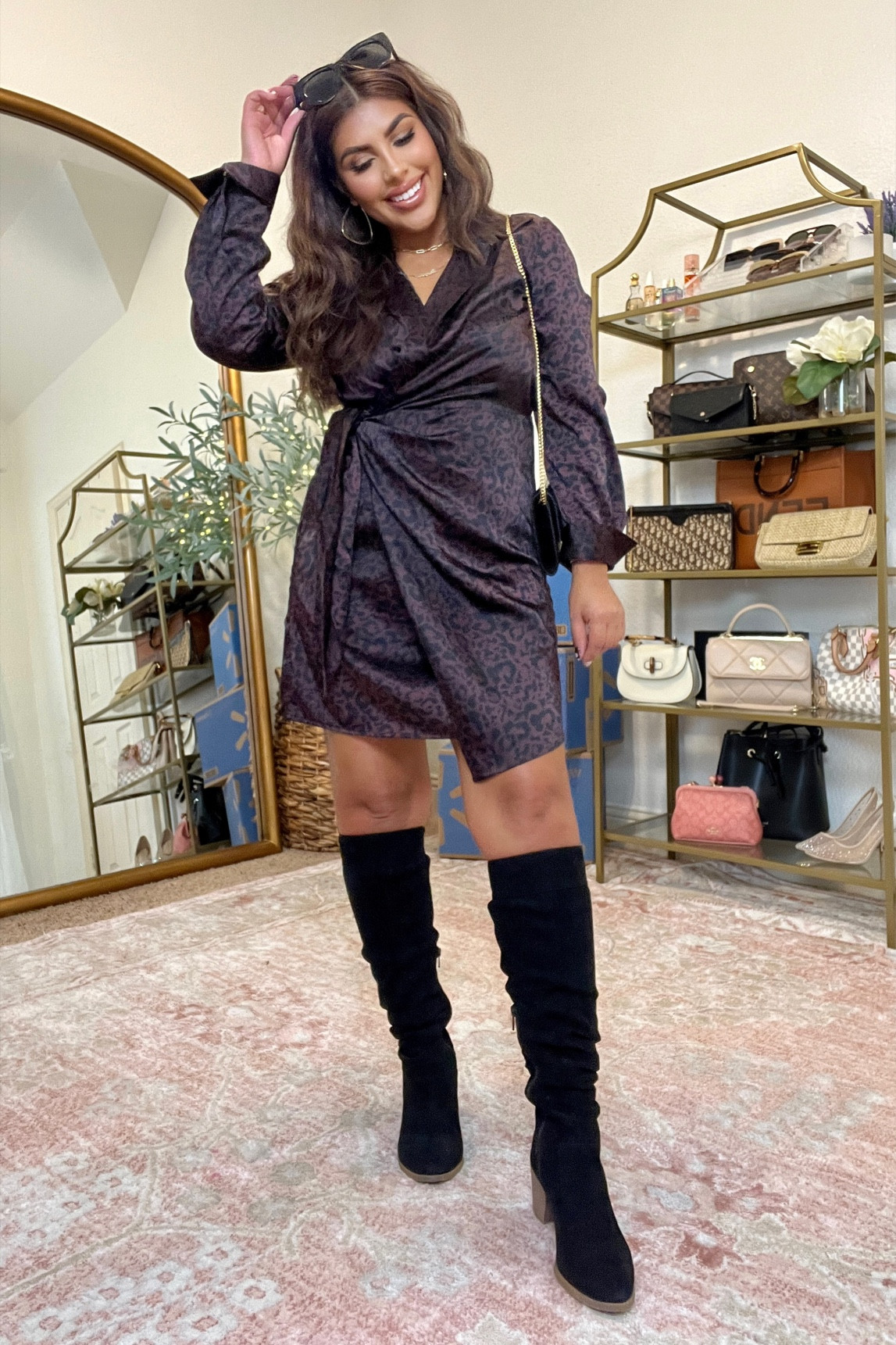 Living for this leopard wrap dress from @walmartfashion 😍
#WalmartPartner #ScoopStyle #WalmartFashion