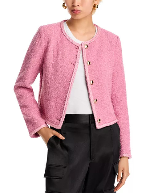 AQUA Tweed Jacket - Exclusive  | Bloomingdale's Women | Bloomingdale's (US)