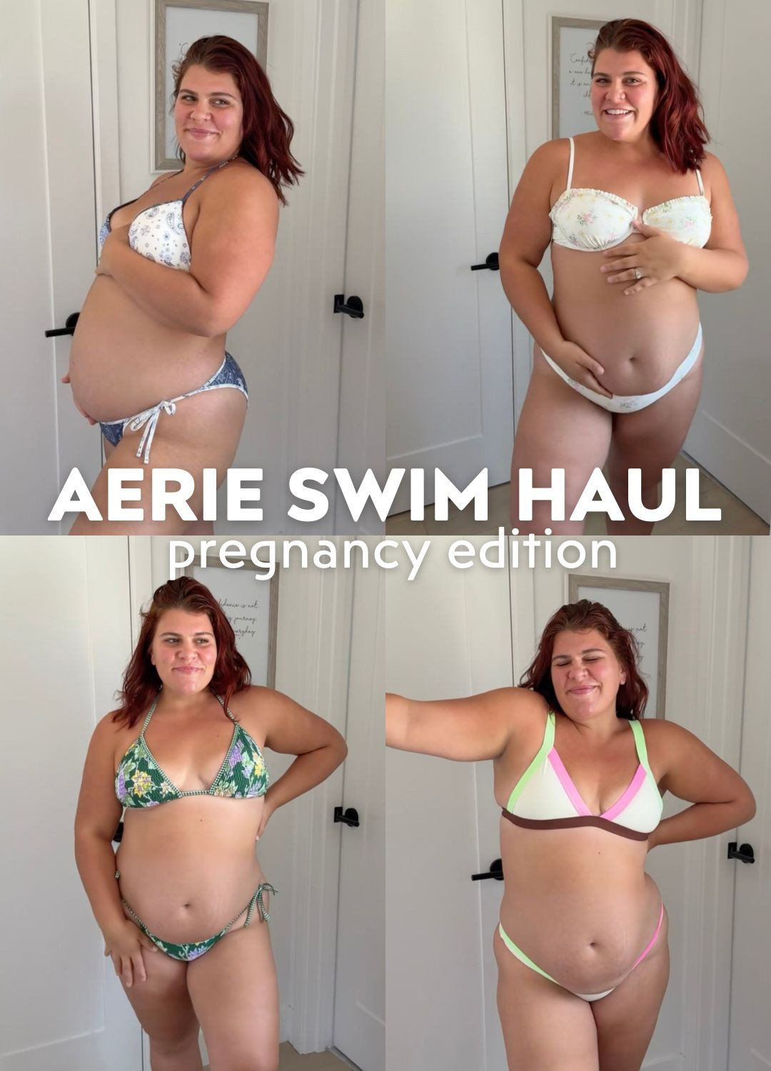 all suits are aerie and non maternity!

sizing //
L in tops
XL in bottoms 
 

#LTKBump #LTKSwim #LTKMidsize