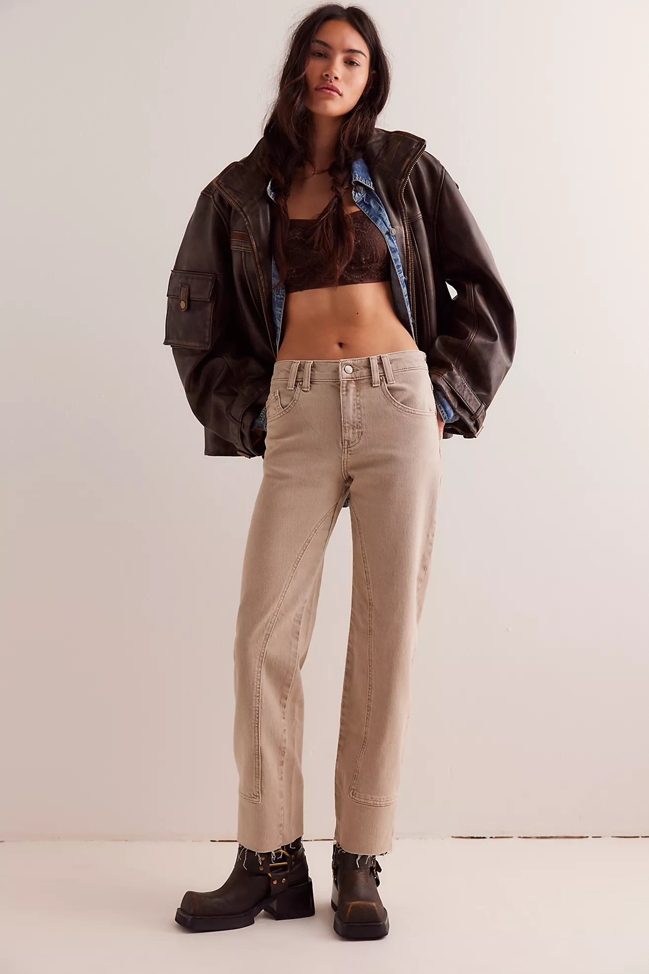 We The Free Risk Taker Mid-Rise Jeans | Free People (Global - UK&FR Excluded)