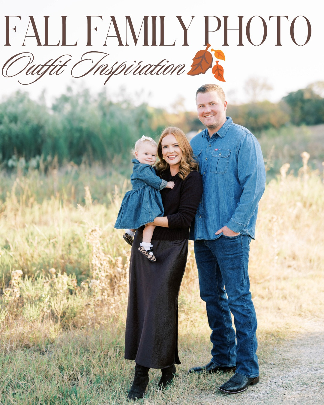 Fall Family Photo Outfit Ideas 🍂 What to Wear for Family Pictures

Trying to figure out what to wear for fall family photos? I put together 5 coordinated fall family picture outfit ideas for mom, dad, baby, toddler + kids that feel cohesive without everyone completely matching.

From denim and brown neutrals to burgundy, olive green, pumpkin orange and classic Ralph Lauren-inspired fall style, these family photo outfits are perfect for outdoor family pictures, fall mini sessions, pumpkin patch photos and even Thanksgiving family pictures.

The easiest way to coordinate family photo outfits: choose 2–3 colors, mix in different textures and prints, and repeat the colors throughout everyone’s outfits instead of putting the whole family in the exact same shade.

Save this for your 2026 fall family photo outfit inspiration + shop all of the pieces below! 🍁

Search terms: fall family photo outfits, fall family picture outfit ideas, what to wear for family photos, family photo outfit inspiration, coordinated family outfits, family pictures with kids, outdoor fall family photos, family photoshoot outfits, fall family pictures 2026