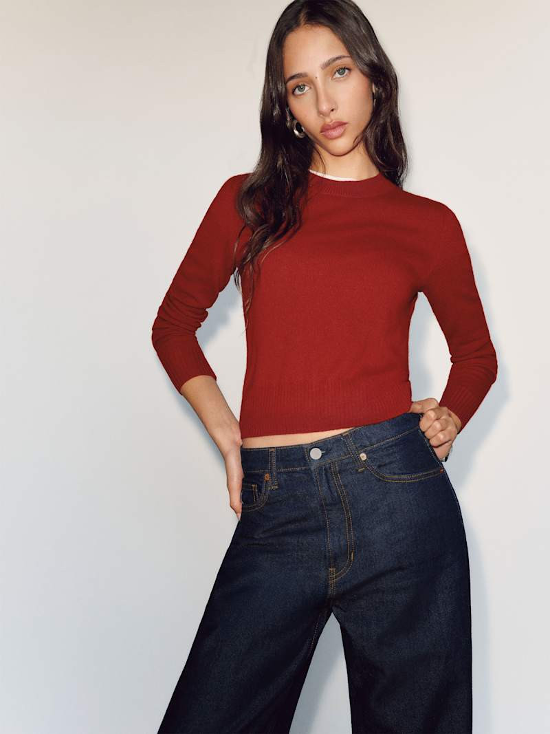 Dana Cashmere Crew Sweater | Reformation (Global)