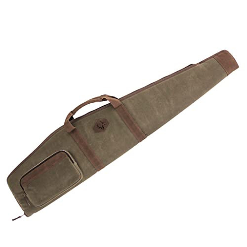 Evolution Outdoor 44347 Rawhide Rifle Case – 48 in., Waxed Canvas, Tall Profile Firearm Bag w/Plaid Flannel Lining, Zippered Pockets, Webbing Straps… | Amazon (US)