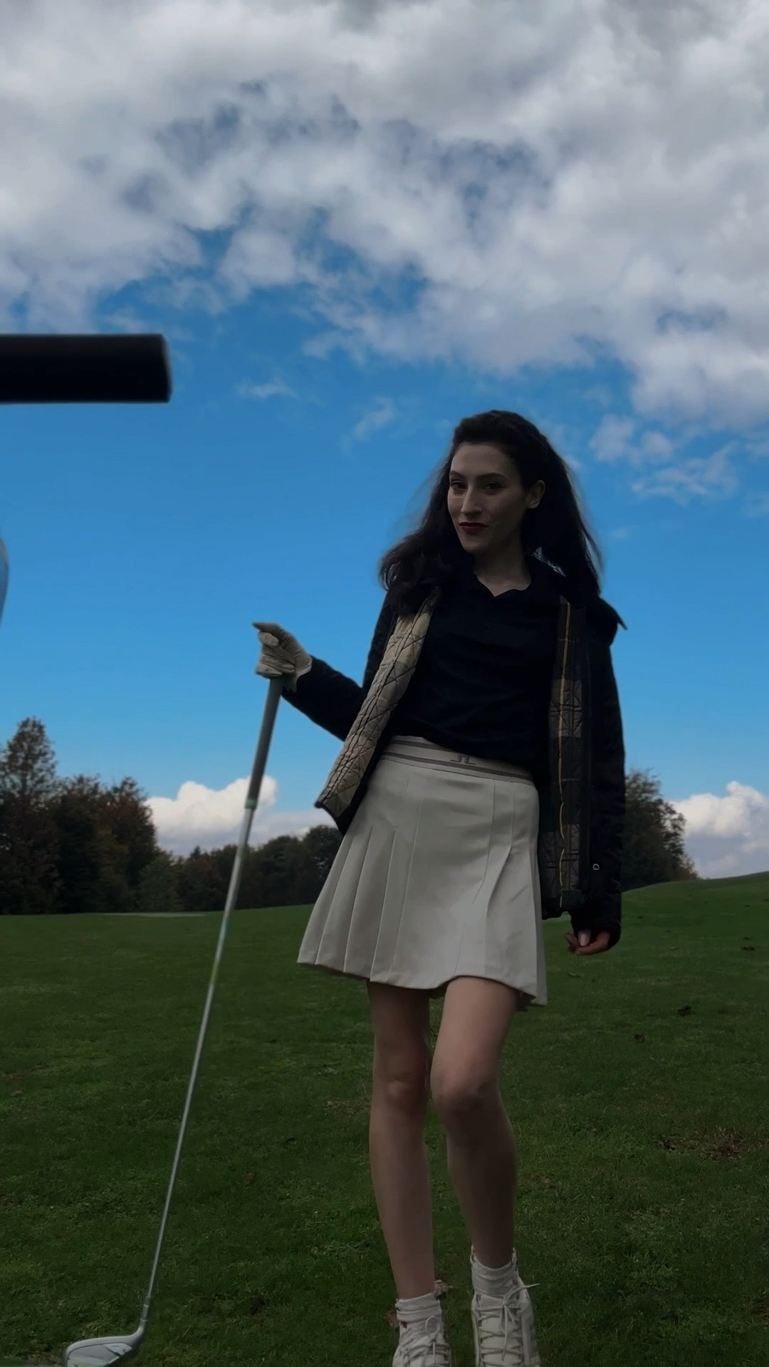 Fall golf outfit, autumn golf outfit, ladies golf outfit, fall ladies golf clothes, skort, golf jacket, golf polo shirt, golf clubs, golf club, ladies golf shoes, taylormade, Barbour golf, old money outfit, old money style

#LTKActive #LTKSeasonal