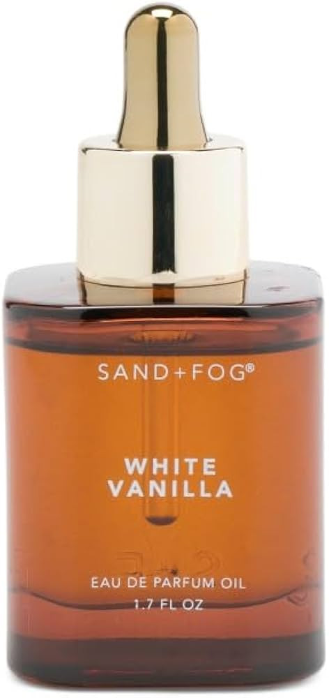 Sand + Fog White Vanilla Perfume Oil, Eau De Parfum, 1.69 fl oz / 50ml | Amazon (US)