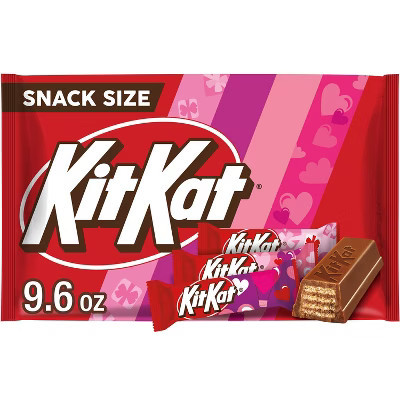 Kit Kat Valentine's Day Milk Chocolate Wafer Candy Miniatures - 9.6oz | Target