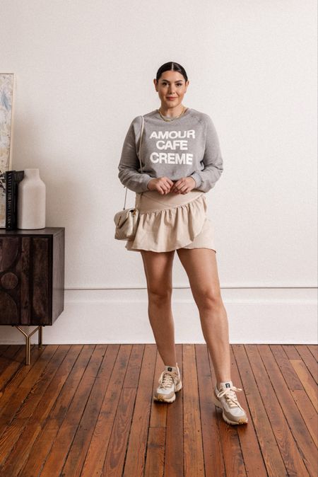February Capsule! 30 outfits for February. 
Find my full capsule here: https://bit.ly/KECapFeb23

I’ve linked the actual pieces here and I’ve shopped around for super similar pieces below!

VEJA DEKKAN SNEAKERS: Runs small, size up one!

SEZANE ‘AMOUR CAFE CREMA’ SWEATSHIRT: Runs small, I’m in the large for a looser fit. 

MOTHER RUFFLE DENIM MINI SKIRT: Fit is smaller than typical. Size up 1 for length but overall there is stretch. If you don’t have curves, TTS is good for you. 

#LTKSeasonal