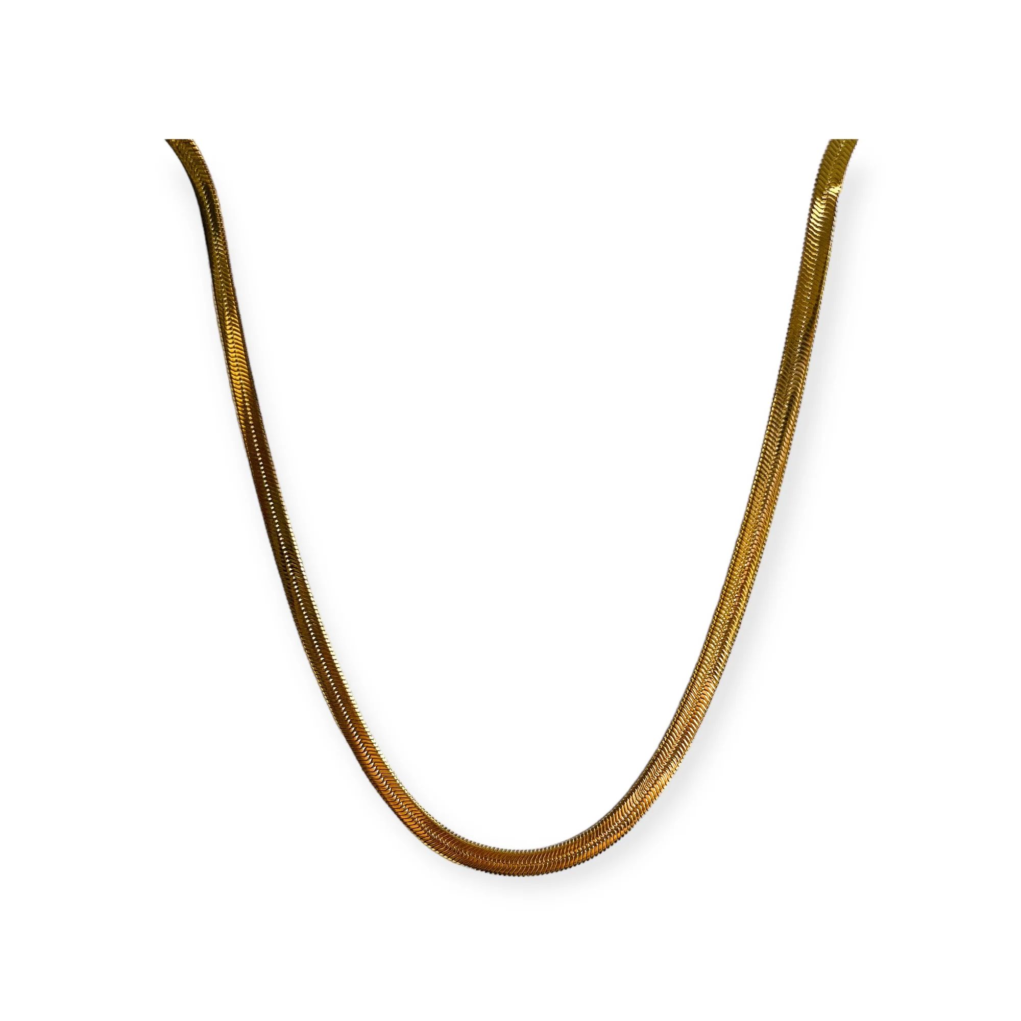 Simple Herringbone Chain | Meghan Bo Designs