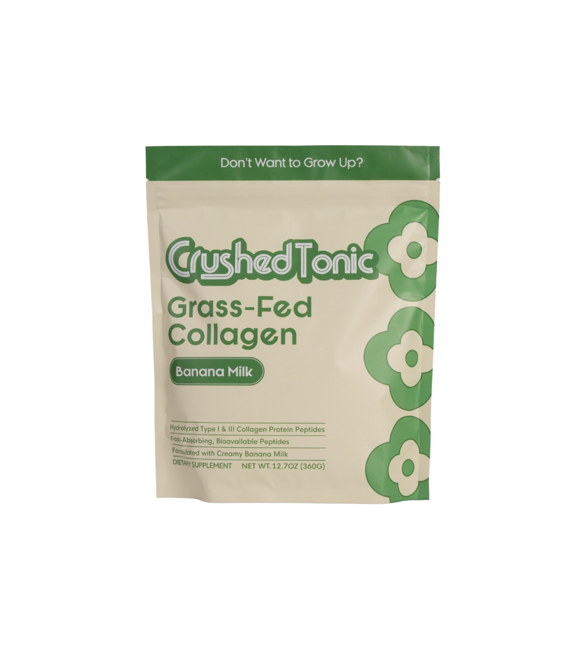 Crushed Tonic Banana Milk Collagen - Bovine / 30 pouches (low sugar) | Macy's