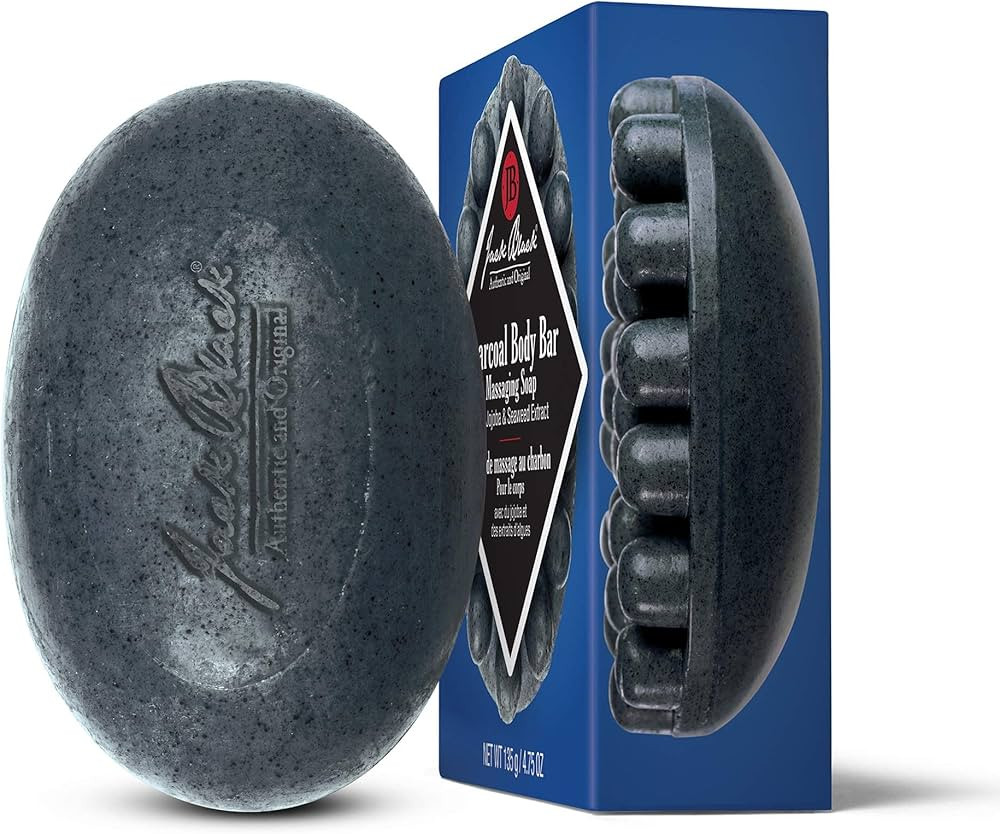 Jack Black Charcoal Body Bar Massaging Soap | Amazon (US)
