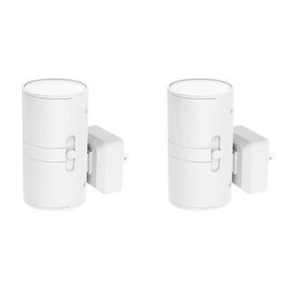 Modern LED Night Light Plug-in, Decorative, Dimmable with Light Sensor for Bedroom and Hallway, Daylight White, 2-Pack | The Home Depot