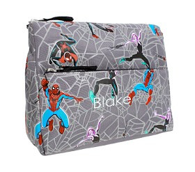 Mackenzie Marvel's Spider-Man Heroes Glow-in-the-Dark Supplies Pouch | Pottery Barn Kids